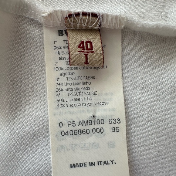 ANTONIO MARRAS (no label) Black and White Fitted Blouse with fabric applique - Picture 5 of 9